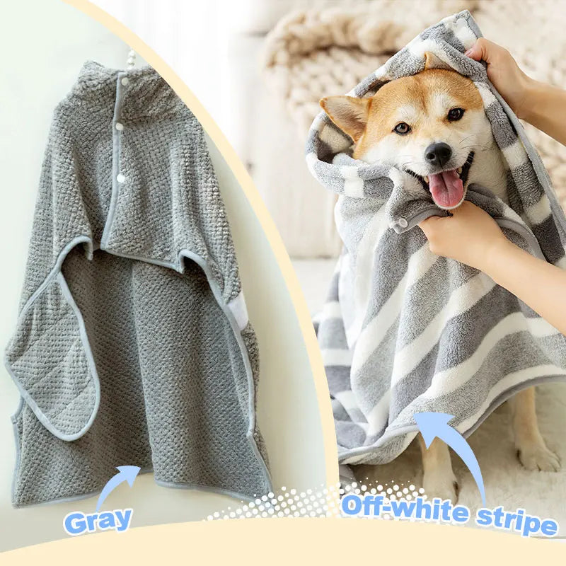 Dog Towel - Bathrobe