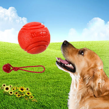 Dog Ball Indestructible Chew Bouncy Rubber Ball