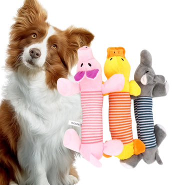 Dog Cat Fleece Toys Popular Squeak Chew Toy