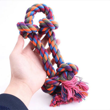 Dog Bite Rope Toys Pet Grind Tooth Toys Cotton Rope