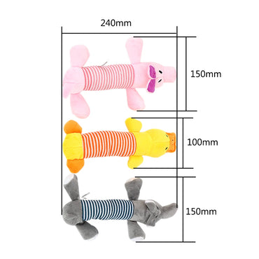 Dog Cat Fleece Toys Popular Squeak Chew Toy