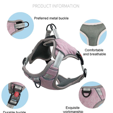 Dog Harness For Medium Large Dogs, Adjustable Buckle