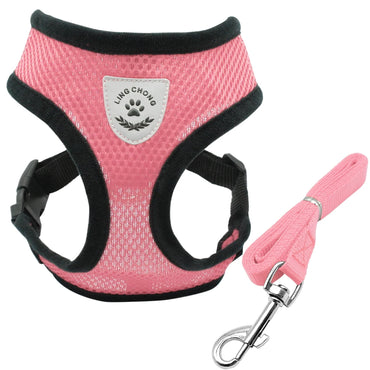 Cat - Small Dog Harness and Leash Breathable Reflective