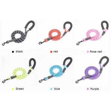 1.5m Leash with Reflective & Comfortable Padded Handle