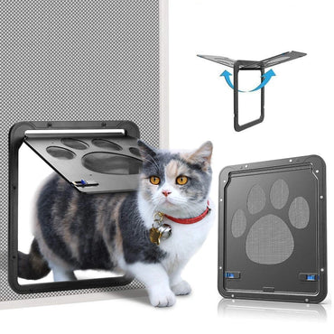 Pet Door New Safe Lockable Magnetic Screen  Easy Install