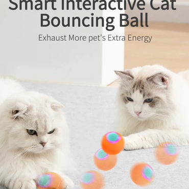 Cat Bouncing Ball Automatic Rolling Ball Interactive Training Self-moving Electric