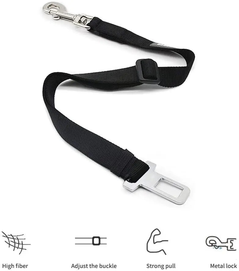 Pet Car Seat Belt Lead Clip, Safety Lever ,Leash Cat Dog Harness