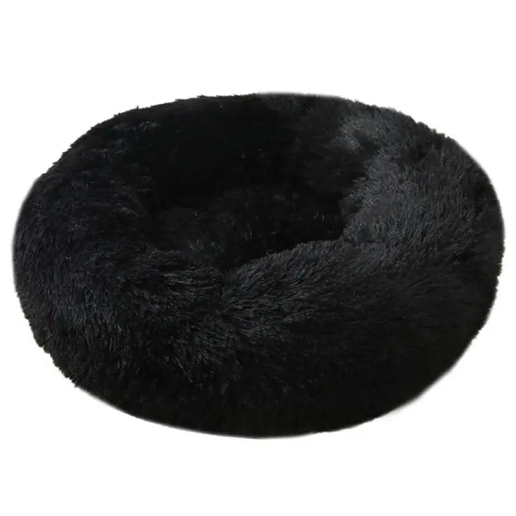 Pet Dog Bed for Dog Large Cat House Round Plush Mat Sofa Pet Calming Bed Dog Donut Bed Pet Bed with Zipper Removable Cover