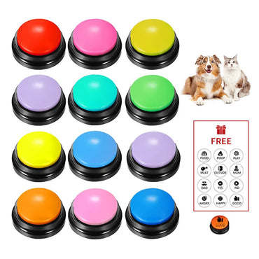 Voice Recording Button Pet Toys Dog Buttons for Communication Pet Training