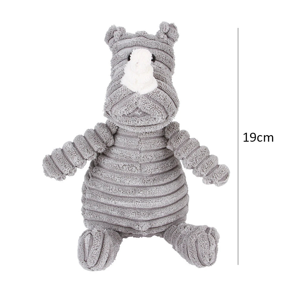 Corduroy Dog Toy   Squeaky