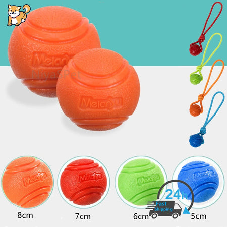 Dog Ball Indestructible Chew Bouncy Rubber Ball