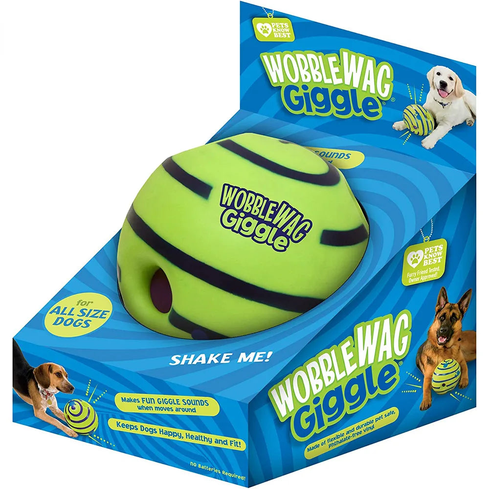 Wobble Wag Giggle Glow Ball Dog Toy