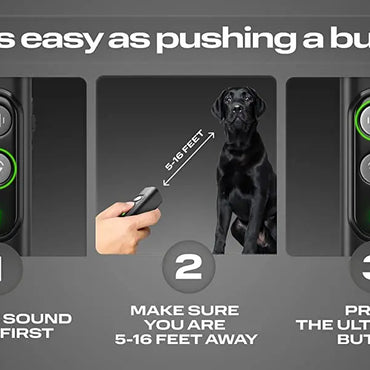 Ultrasonic Pet Dog Repeller Anti Barking Stop Bark Training Device