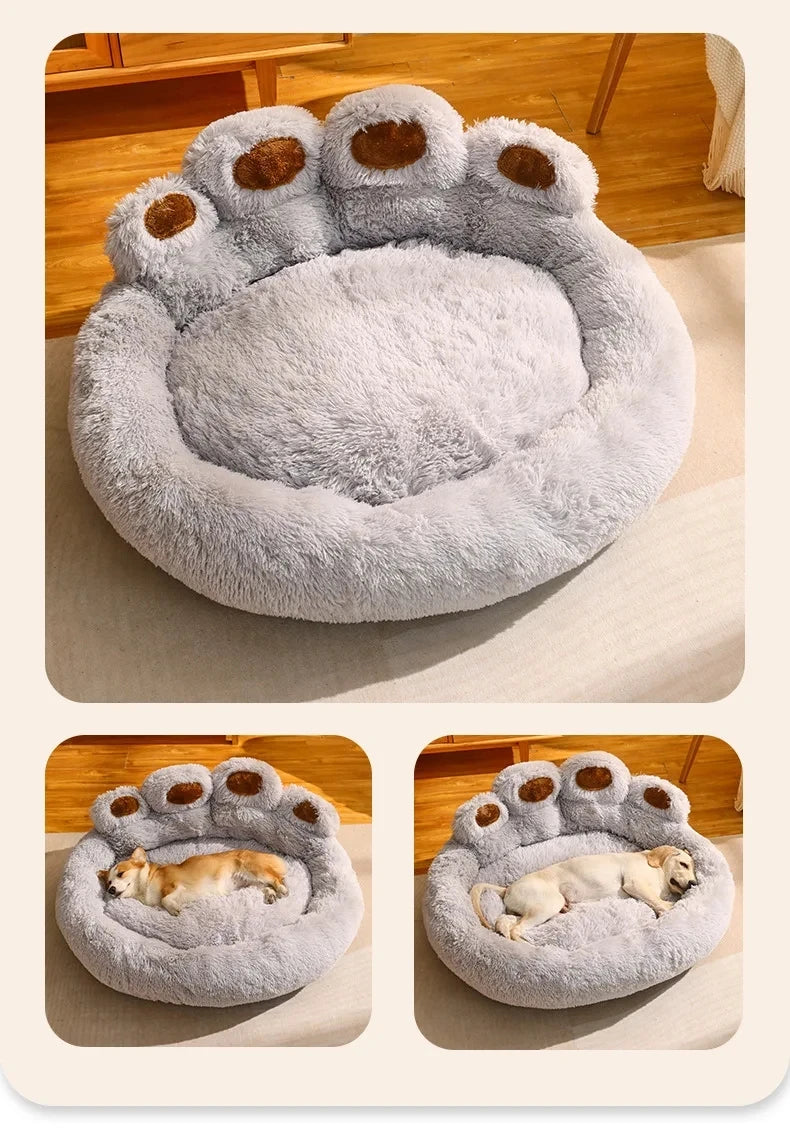 Fluffy Dog Bed Plush,