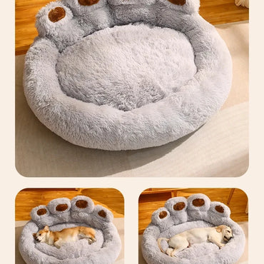 Fluffy Dog Bed Plush,