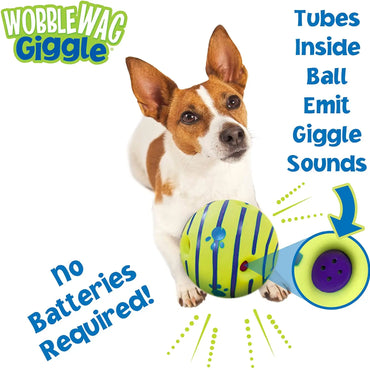 Wobble Wag Giggle Glow Ball Dog Toy