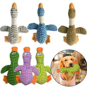 Dog Plush Toys Duck Squeak Toy for Puppy