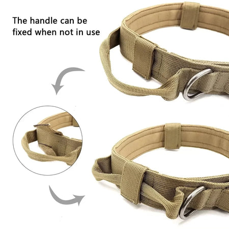 Tactical Dog Collar Adjustable Duarable Nylon