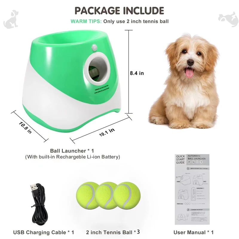 Dog ball Launcher  Automatic Pet Dogs Chase Toy Interactive