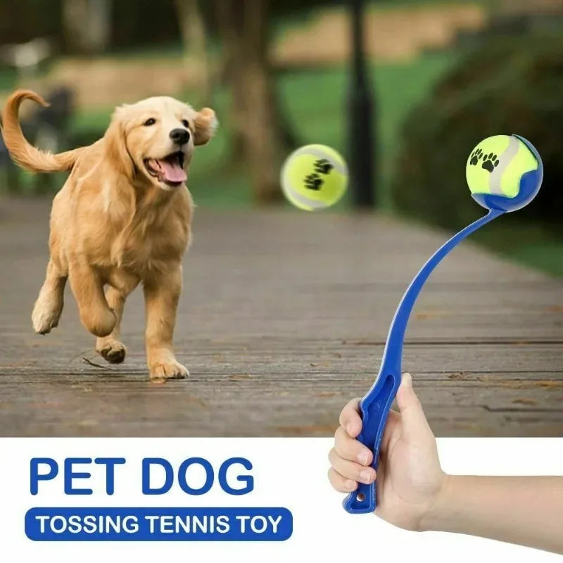 Throwing Stick Dog  Hand Throwing Tennis Ball Launcher