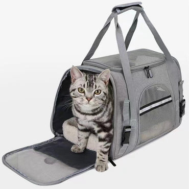 Pet Carrier Portable Cat And Dog  Bag Breathable Pet Car Carrying Bag