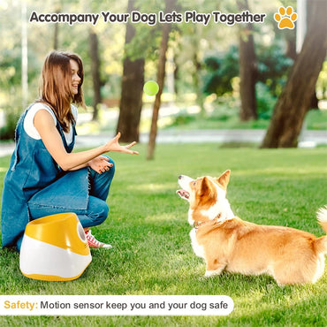 Dog ball Launcher  Automatic Pet Dogs Chase Toy Interactive