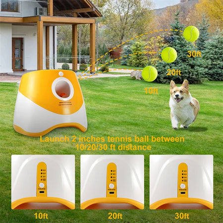 Dog ball Launcher  Automatic Pet Dogs Chase Toy Interactive