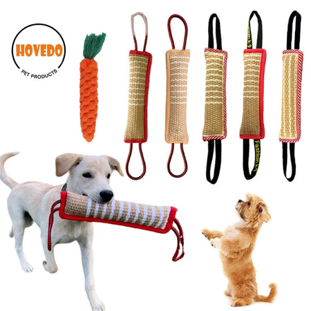 Durable Dog Training Tug Toy Dog Bite Stick Pillow