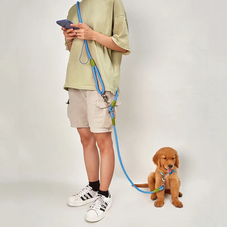 Dog Walking Free Hands Rope for Small to Large Dogs
