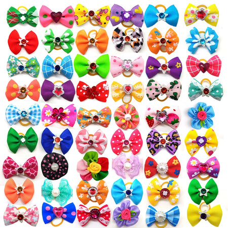 Dog Bows  -10pcs /20pcs/30pcs