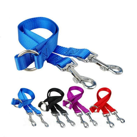 Double Coupler Dog Leash  -  Two in One