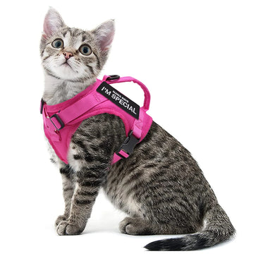 Nylon Cat Harness Vest With Handle Cats Small Dogs