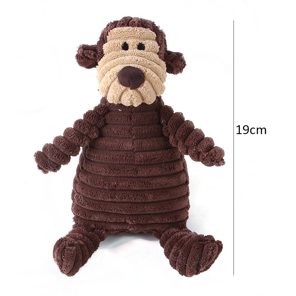 Corduroy Dog Toy   Squeaky