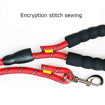 1.5m Leash with Reflective & Comfortable Padded Handle