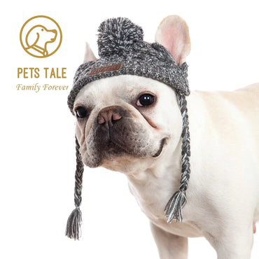 Winter Soft Dog Hats, Warm Knitted Hat.