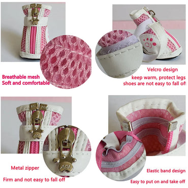 Dog Shoes Chihuahua /Puppy  - 4pcs/set